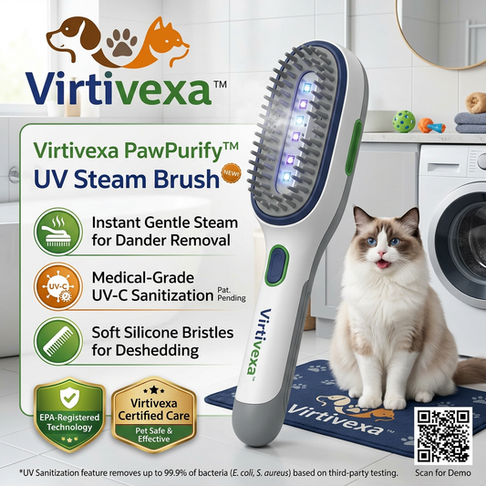 Virtivexa™ PawPurify UV Steam Brush