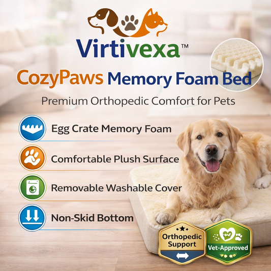 Virtivexa™ CozyPaws Memory Foam Bed